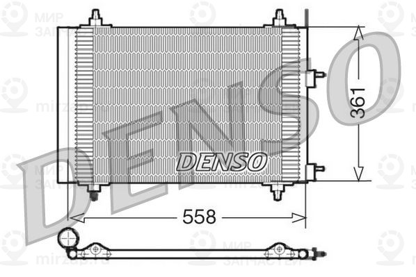 Конденсатор, кондиционер DENSO DCN21015