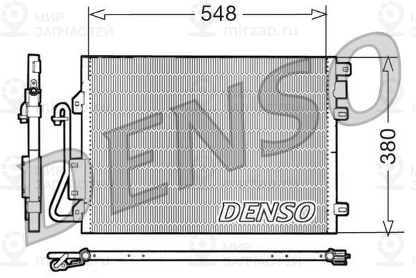 Конденсатор, кондиционер DENSO DCN23008