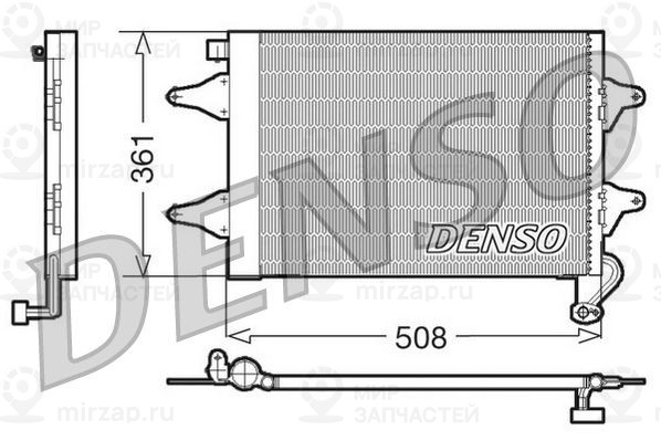 Конденсатор, кондиционер DENSO DCN27004