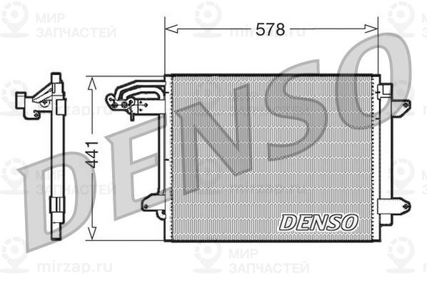 Конденсатор, кондиционер DENSO DCN32030