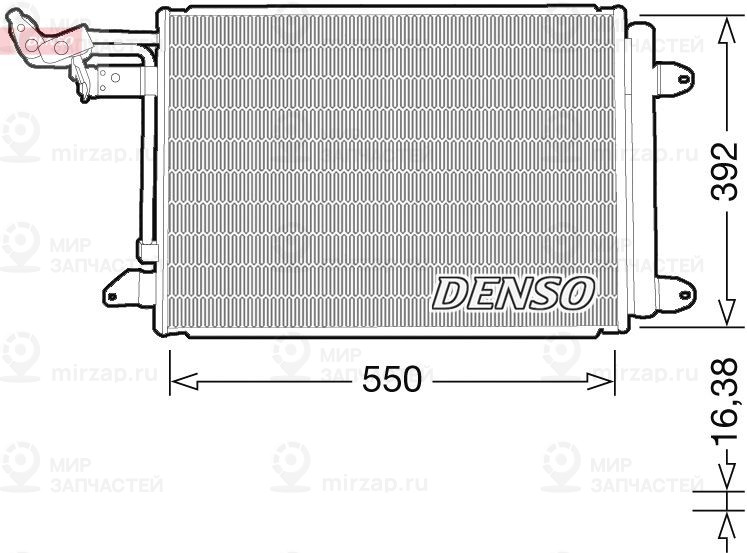Конденсатор, кондиционер DENSO DCN32032