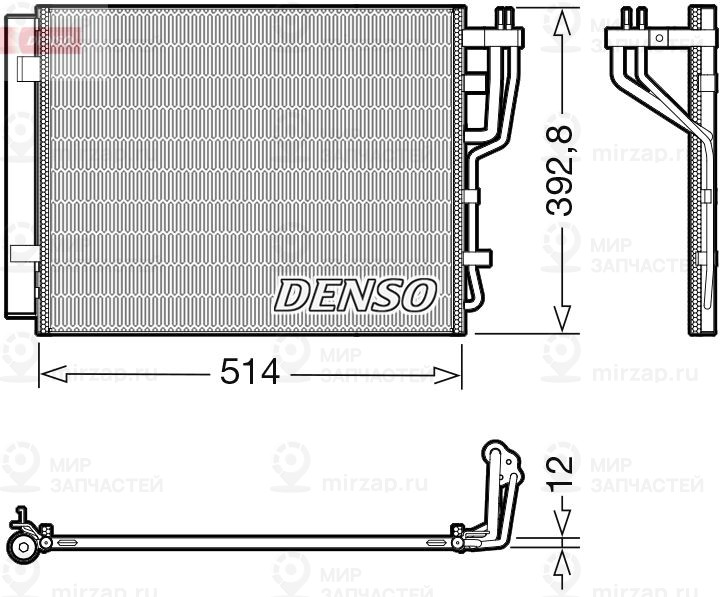 Конденсатор, кондиционер DENSO DCN41014