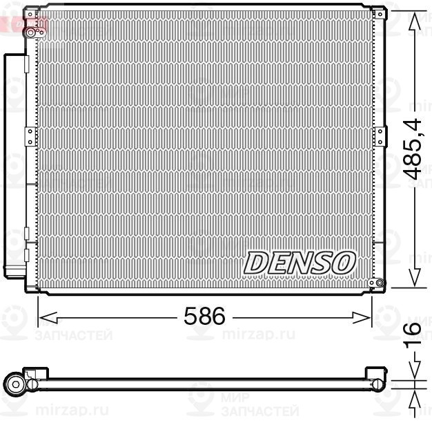Конденсатор, кондиционер DENSO DCN50113