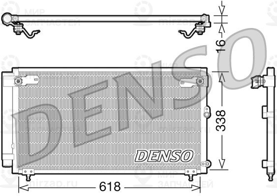 Конденсатор, кондиционер DENSO DCN51006