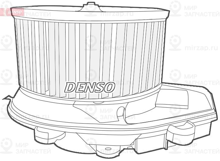 Вентилятор салона DENSO DEA02002