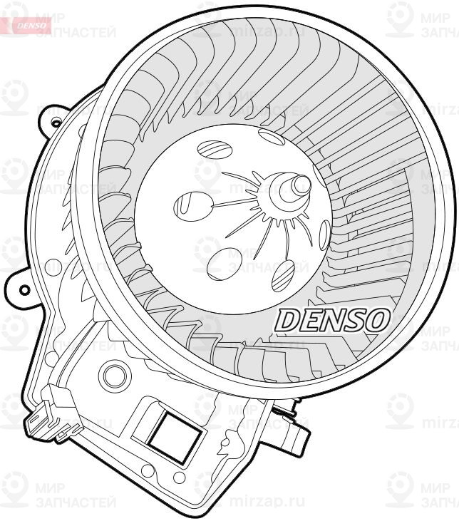 Вентилятор салона DENSO DEA17001