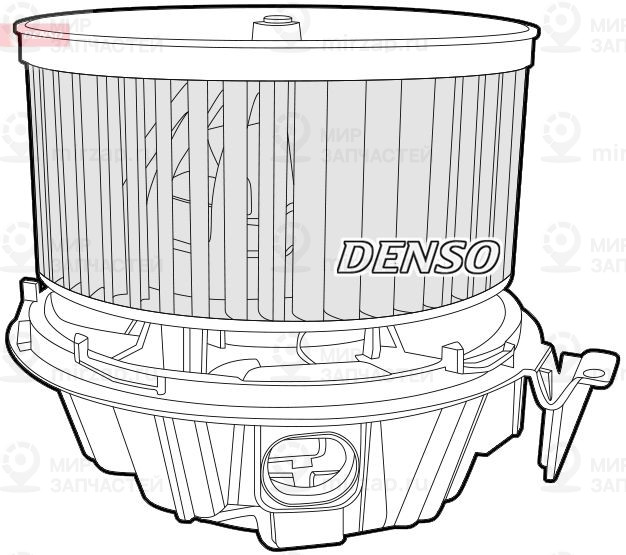 Вентилятор салона DENSO DEA37001
