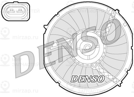 Вентилятор, охлаждение двигателя DENSO DER02003
