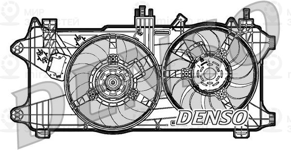 Вентилятор, охлаждение двигателя DENSO DER09027