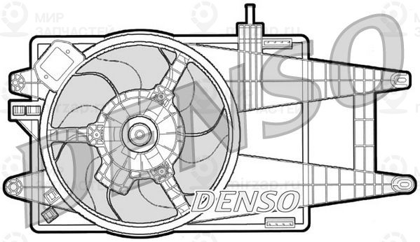 Вентилятор, охлаждение двигателя DENSO DER09040