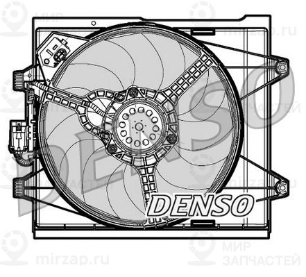 Вентилятор, охлаждение двигателя DENSO DER09048