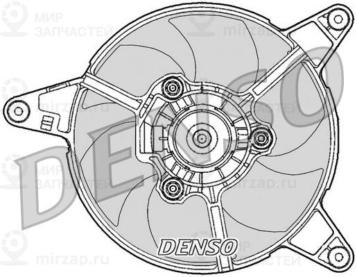 Вентилятор, охлаждение двигателя DENSO DER09090