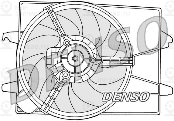 Вентилятор, охлаждение двигателя DENSO DER10003