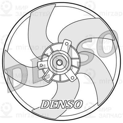 Вентилятор, охлаждение двигателя DENSO DER21011