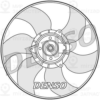 Вентилятор, охлаждение двигателя DENSO DER23001