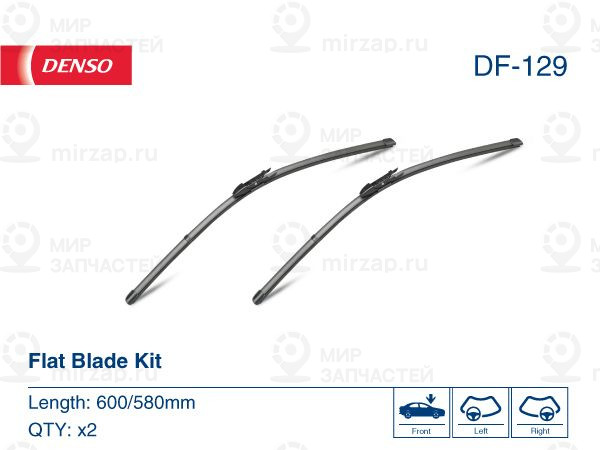 Щетка стеклоочистителя DENSO DF129