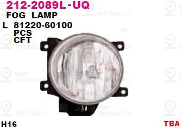 Запчасть DEPO 2122089LUQ