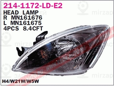 Запчасть DEPO 2141172LLDE2