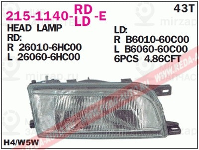 Запчасть DEPO 2151140LLDE