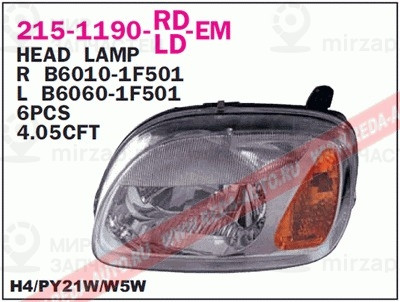 Запчасть DEPO 2151190RLDEM