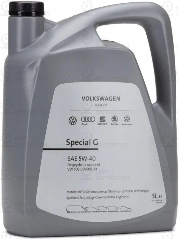 Масло Моторное 5W40 New Euro Special G
 VAG GS55502M4EUR