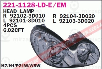 Запчасть DEPO 2211128RLDE