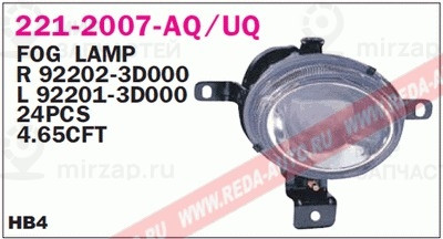Запчасть DEPO 2212007RUQ