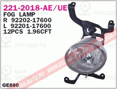 Запчасть DEPO 2212018LUE