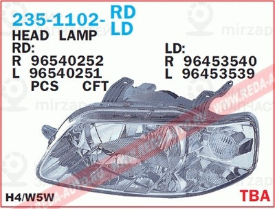 Запчасть DEPO 2351102RLDEM