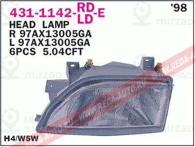 Запчасть DEPO 4311142LLDE