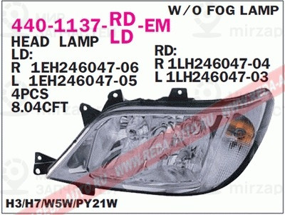 Запчасть DEPO 4401137LLDEM