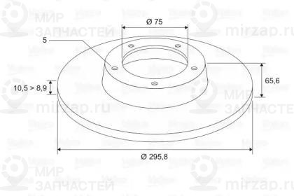 Запчасть VALEO 197344