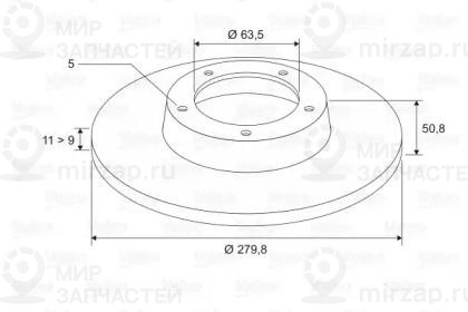 Запчасть VALEO 197546