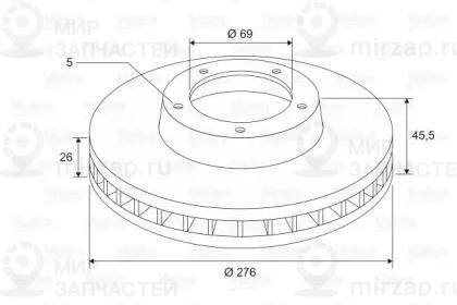 Запчасть VALEO 197593