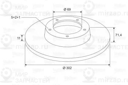 Запчасть VALEO 197601