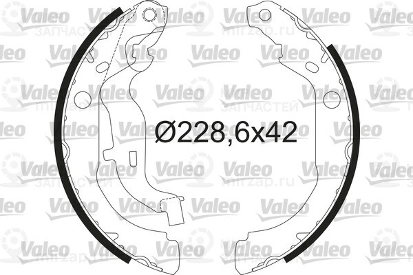 Колодки тормозные VALEO 564210