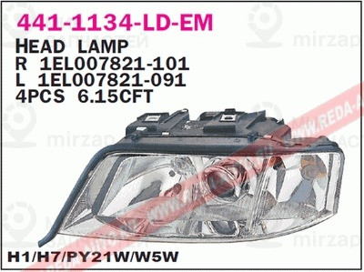 Запчасть DEPO 4411134RLDEM