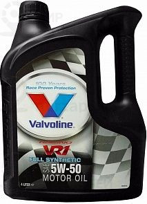 VALVOLINE VR1 Racing 5W-50 4 л. Valvoline 873434