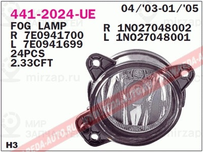 Запчасть DEPO 4412024LUE