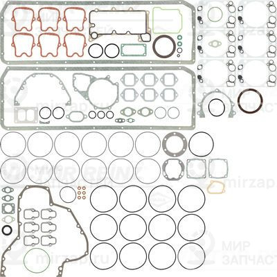 Комплект прокладок, двигатель VICTOR REINZ 012527507