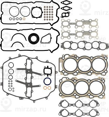 Комплект прокладок, двигатель VICTOR REINZ 015366501