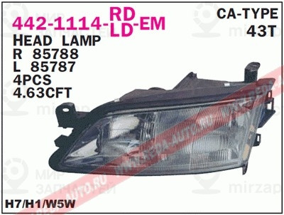 Запчасть DEPO 4421114RLDEM