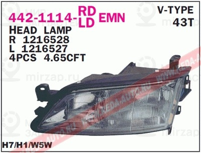 Запчасть DEPO 4421114RLDEMN