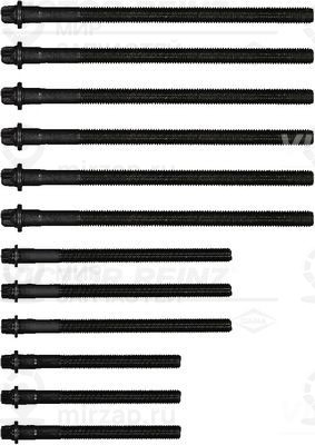 Комплект болтов головки цилидра VICTOR REINZ 143231001