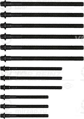 Комплект болтов головки цилидра VICTOR REINZ 143231401