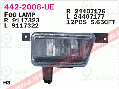 Запчасть DEPO 4422006LUE