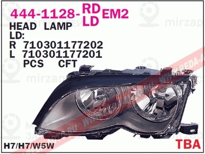 Запчасть DEPO 4441128RLDEM2