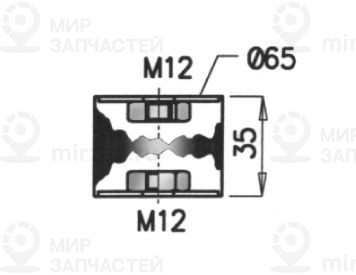 Буфер, глушитель DINEX 68900