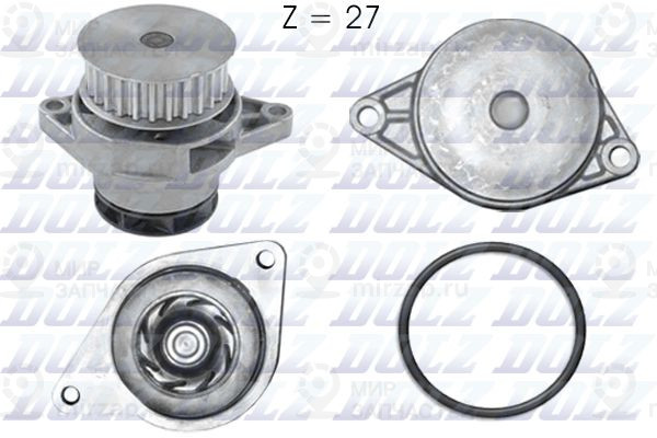 Водяной насос, охлаждение двигателя DOLZ A200