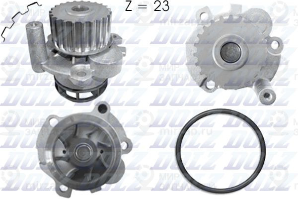 Водяной насос, охлаждение двигателя DOLZ A212